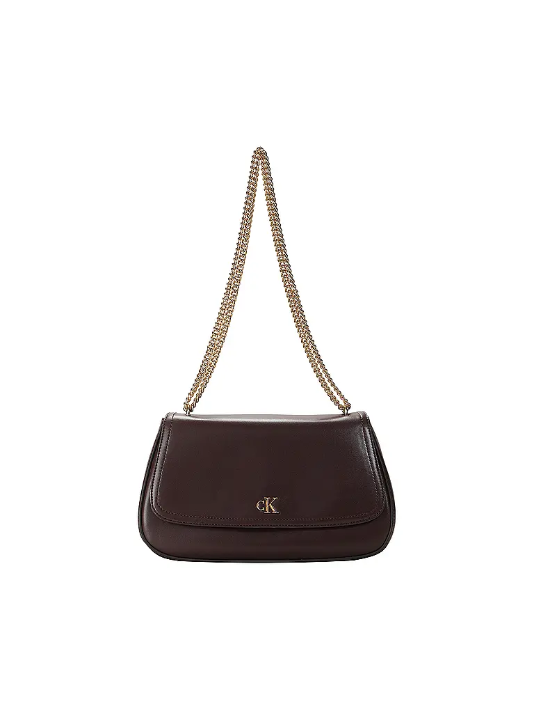 CALVIN KLEIN | Borsa - Borsa a tracolla media | Rosso scuro