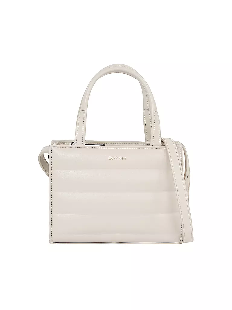 CALVIN KLEIN | Borsa - Mini Tote Bag QUILT | Crema