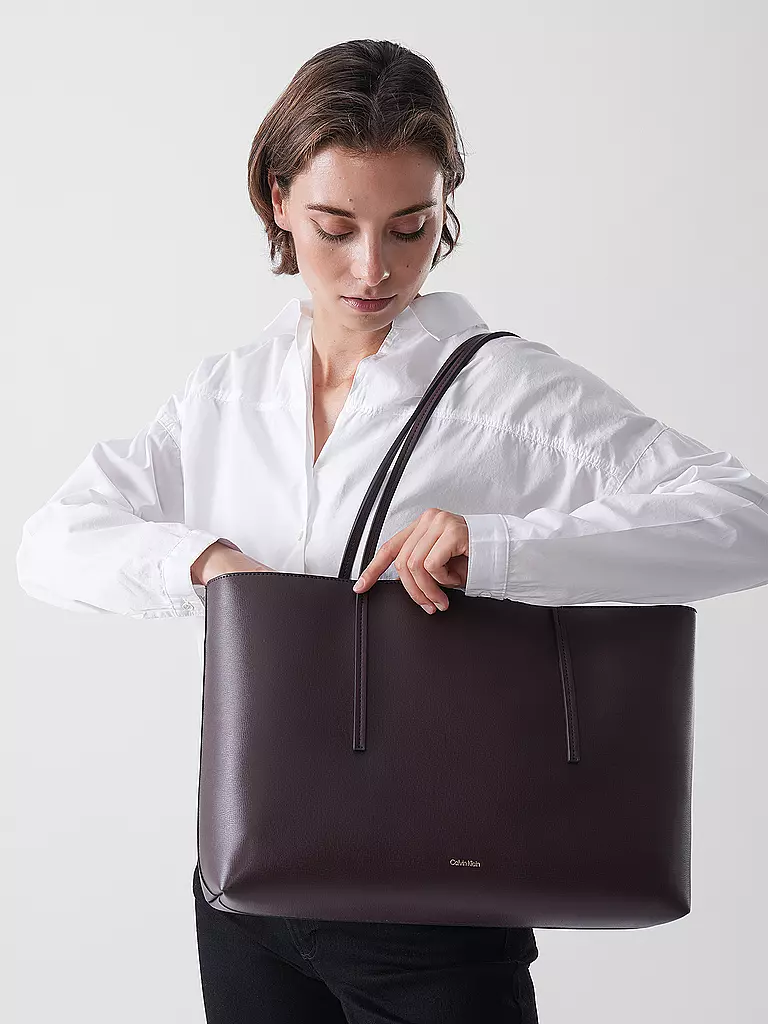 CALVIN KLEIN | Borsa - Tote Bag FOIL | Rosso scuro