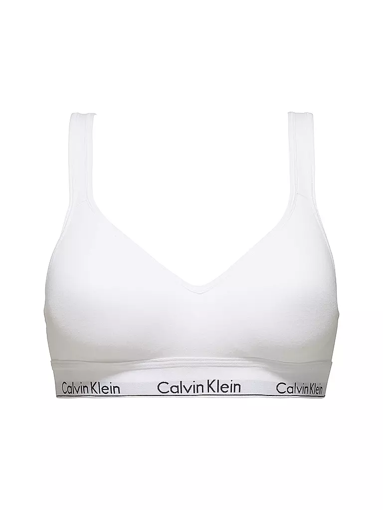 CALVIN KLEIN | Bustier "Bralette - Modern Cotton" (Weiss) | Bianco