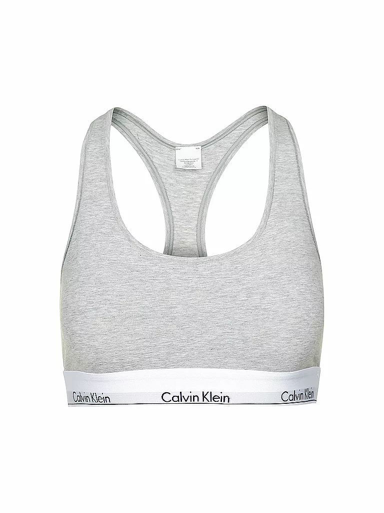 CALVIN KLEIN | Bustier "Bralette - Modern Cotton" | Grigio