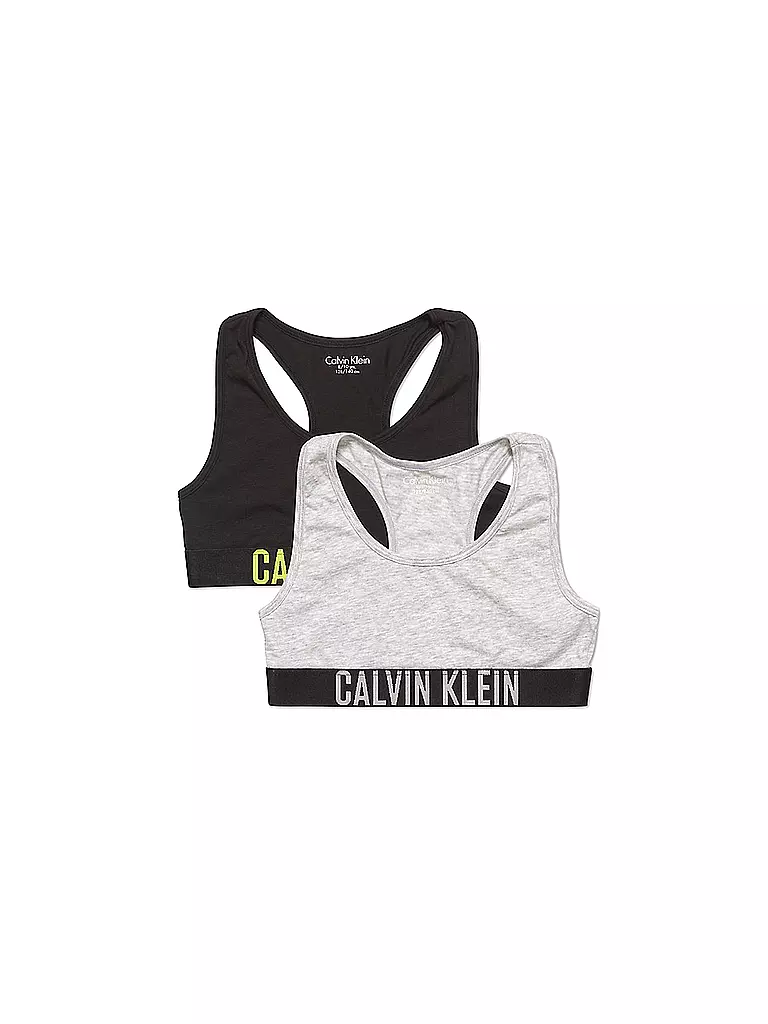 CALVIN KLEIN | Bustier da ragazza confezione da 2 Intense Power | Grigio