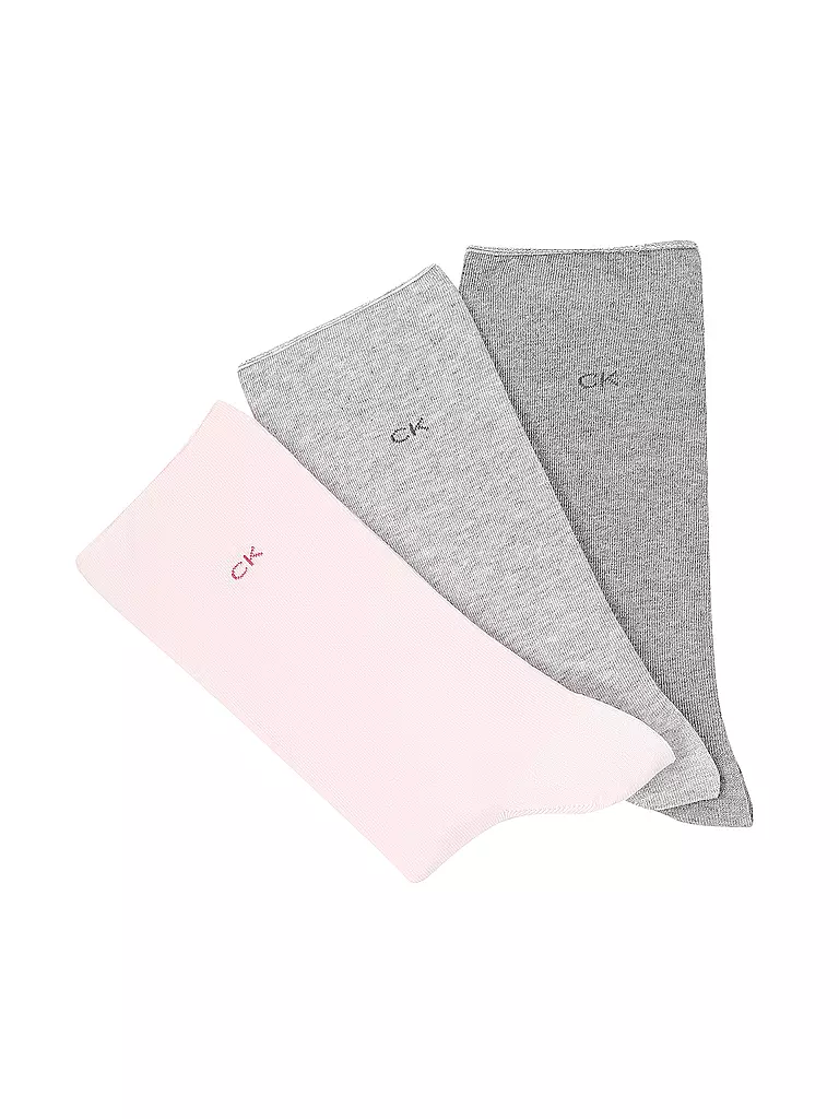 CALVIN KLEIN | Calzini confezione da 3 rosa | Rosa