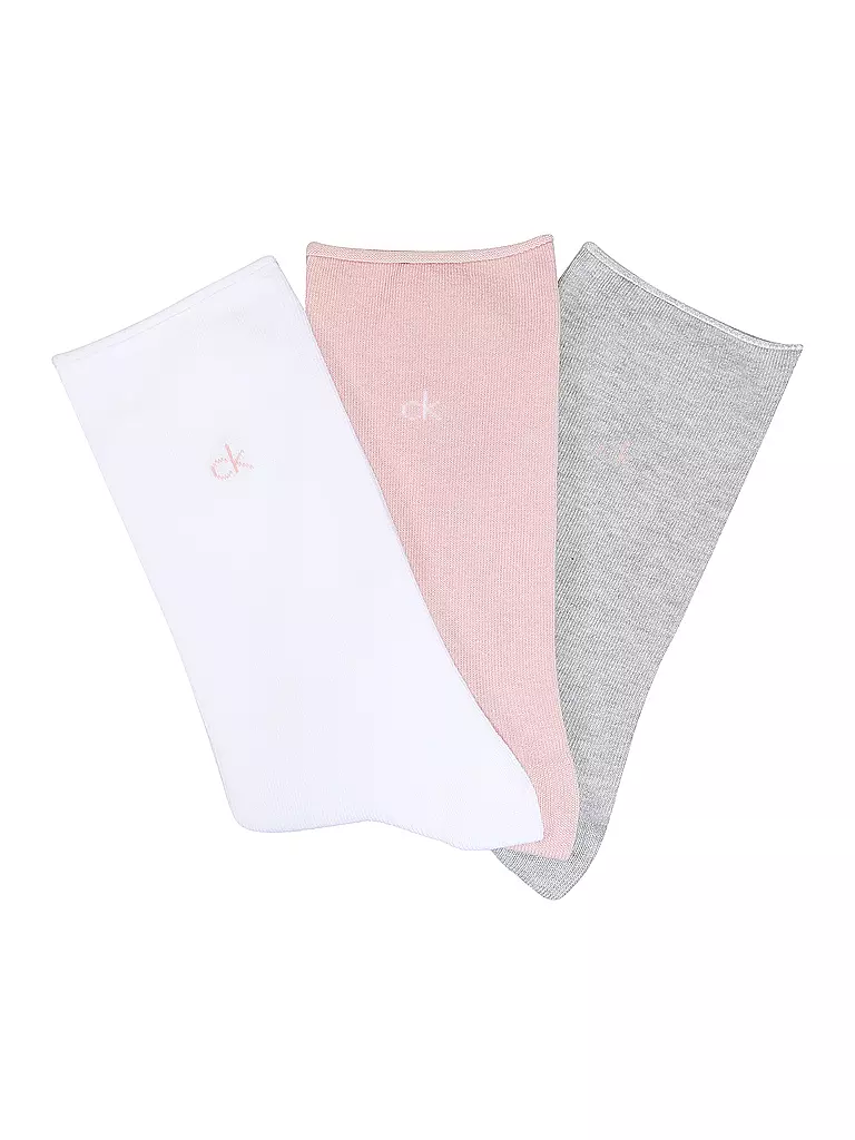 CALVIN KLEIN | Calzini confezione da 3 rosa | Rosa