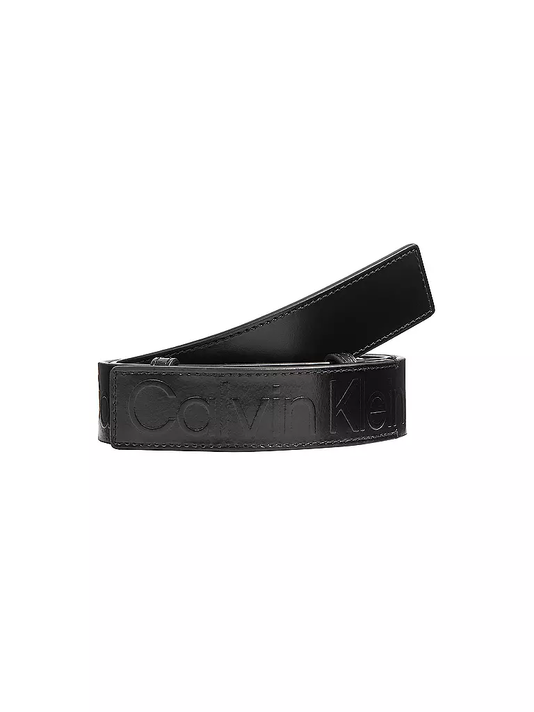 CALVIN KLEIN | Cintura in pelle | Nero