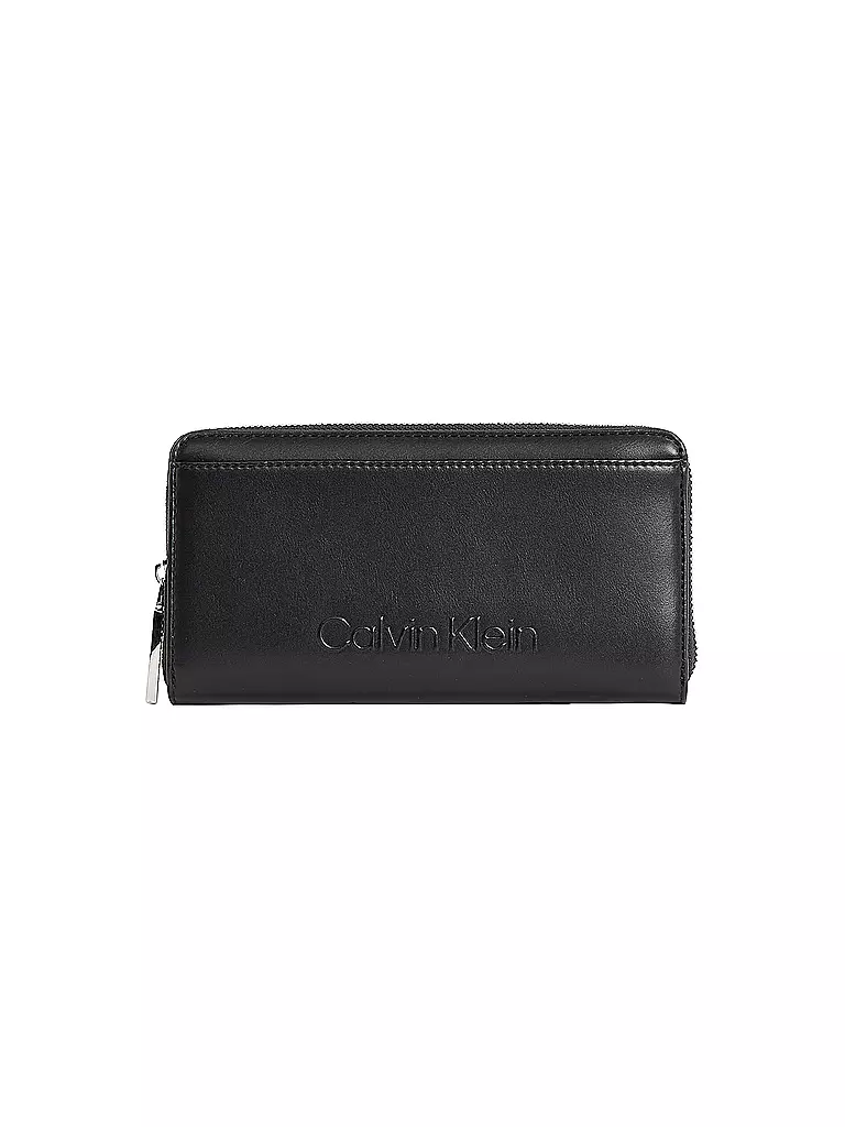 CALVIN KLEIN | Geldbörse EMBOSSED Large  | Nero