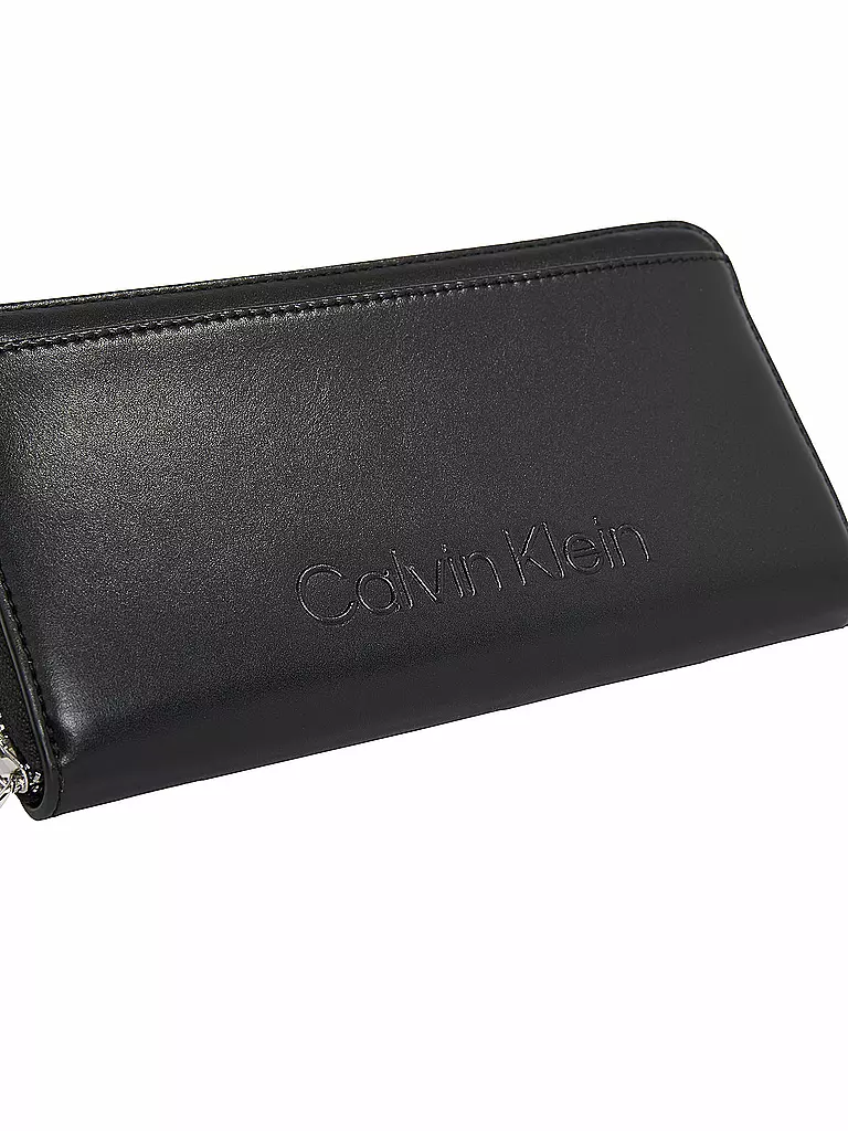 CALVIN KLEIN | Geldbörse EMBOSSED Large  | Nero