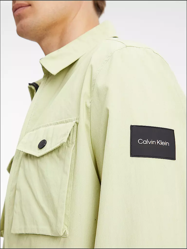 CALVIN KLEIN | Jacke - Overshirt | Verde chiaro