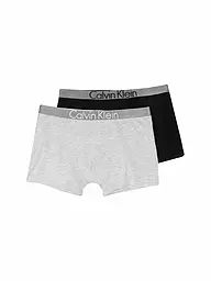 CALVIN KLEIN | Jungen Pants 2er Pkg Customized Stretch grey black | Grigio chiaro
