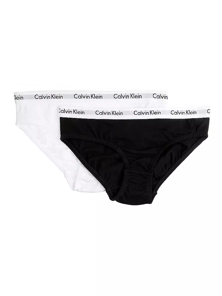 CALVIN KLEIN | Mädchen Slip  2er Pkg Modern Cotton white black | Bianco