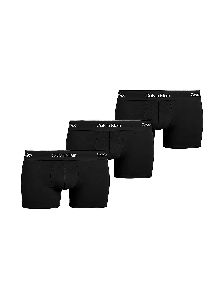 CALVIN KLEIN | Pantaloni confezione da 3 nero | Nero