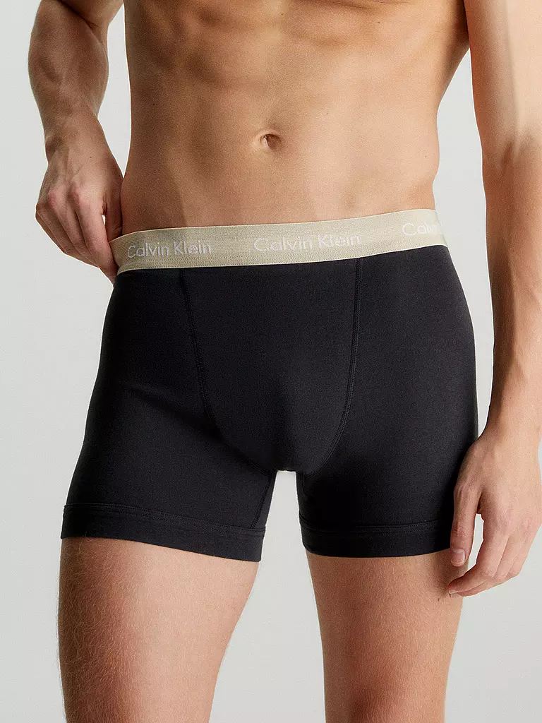 CALVIN KLEIN | Pantaloni confezione da 3 nero | Nero
