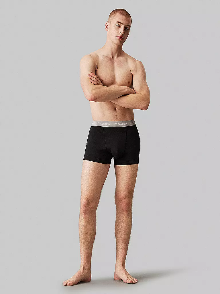 CALVIN KLEIN | Pantaloni confezione da 3 nero | Nero