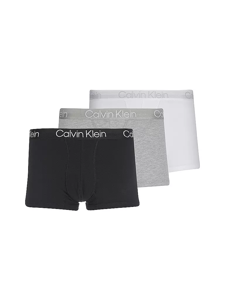 CALVIN KLEIN | Pants confezione da 3 nero grigio bianco | Nero