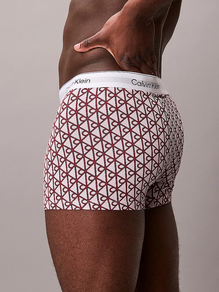 CALVIN KLEIN | Pants Pkg. da 3 rosa | Rosso