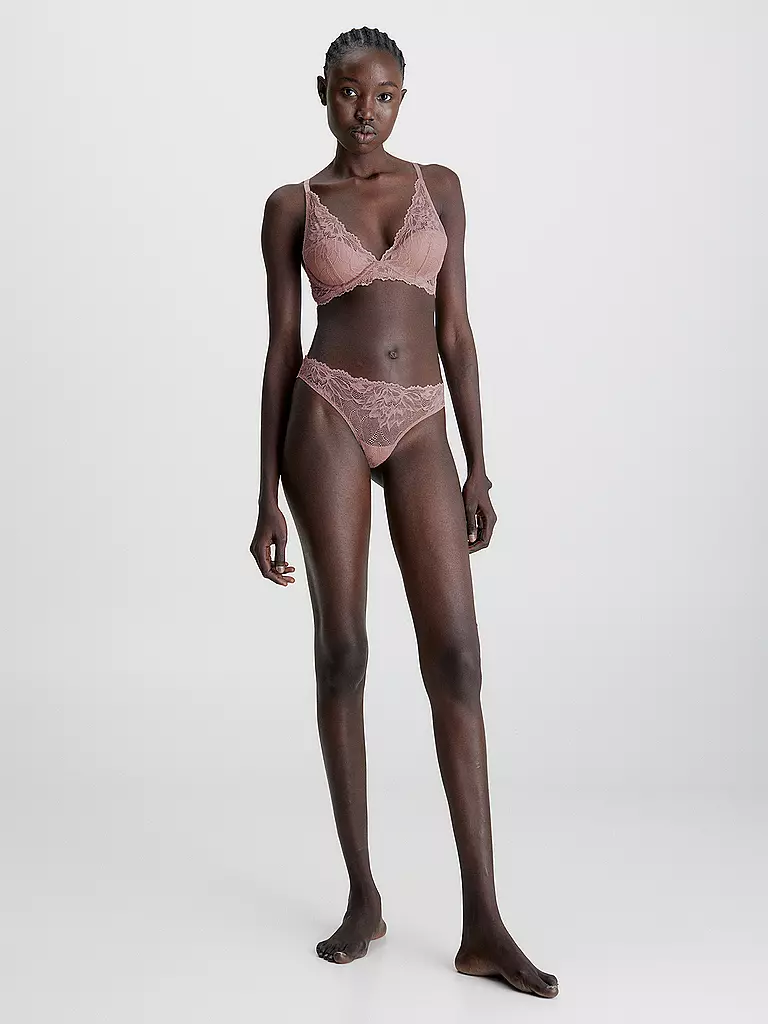 CALVIN KLEIN | Plunge BH Seductive Comfort pink | Rosa