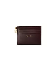 CALVIN KLEIN | Portacarte CK PULLER | Rosso scuro