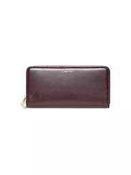 CALVIN KLEIN | Portafoglio CK PULLER Large | Rosso scuro