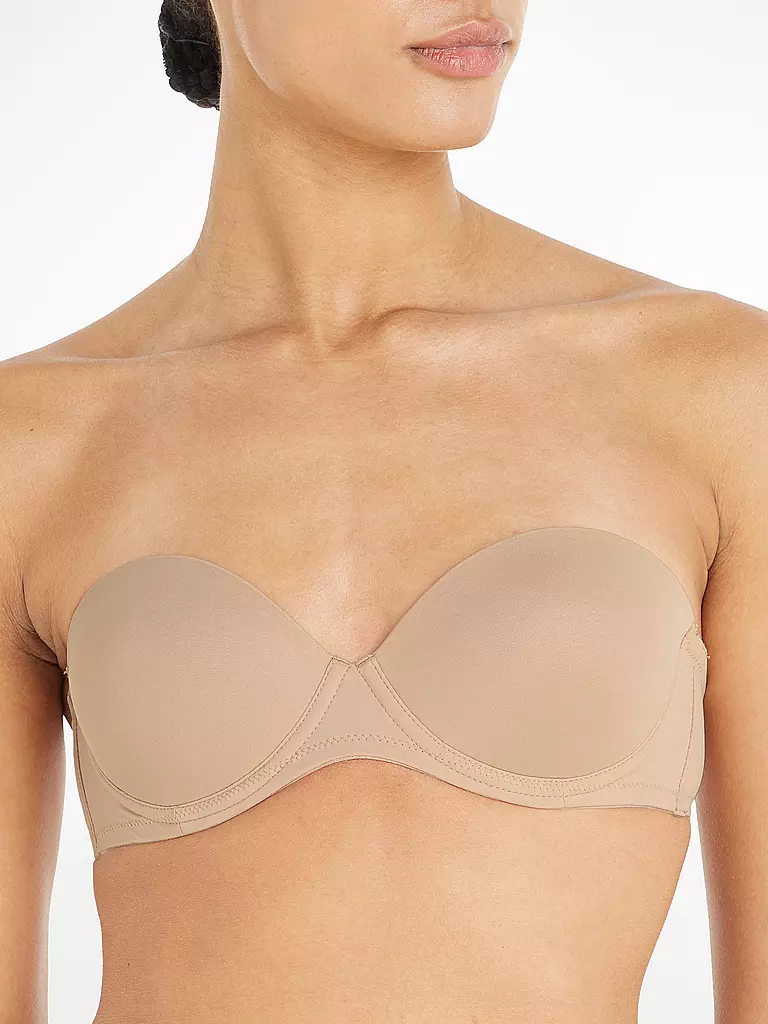 CALVIN KLEIN | Reggiseno push-up senza spalline "Perfectly Fit" (Sanddune) |