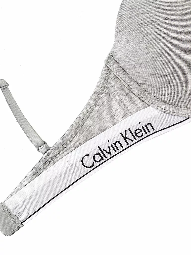 CALVIN KLEIN | Reggiseno T-Shirt MODERN COTTON Grigio HEATHER | Grigio