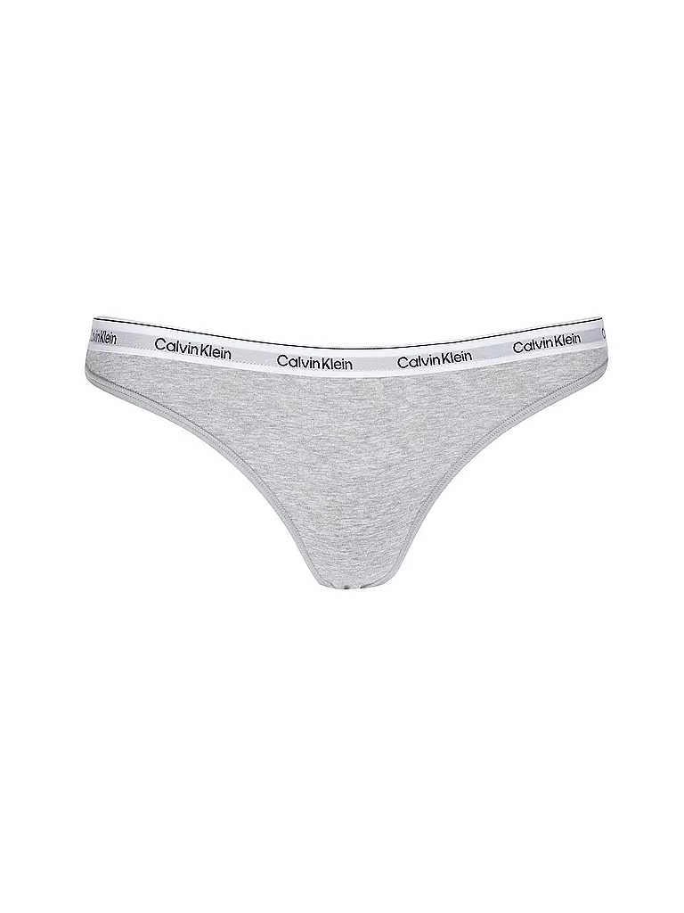 CALVIN KLEIN | String 3er Pack multi | Grigio chiaro