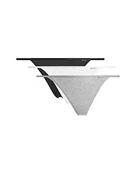 CALVIN KLEIN | String confezione da 3 multi | Grigio