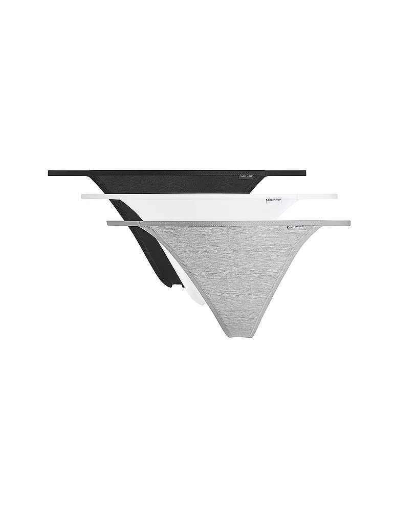 CALVIN KLEIN | String confezione da 3 multi | Grigio