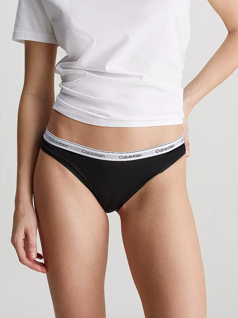 CALVIN KLEIN | String confezione da 3 multi | Nero