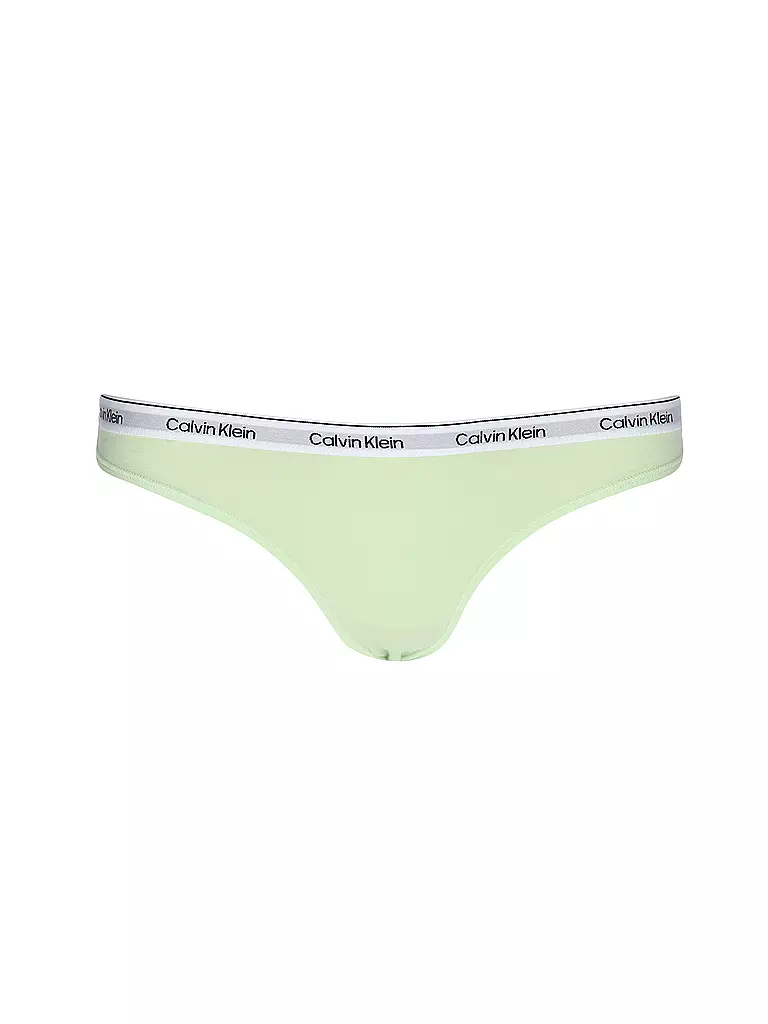 CALVIN KLEIN | String confezione da 3 multi | Verde chiaro