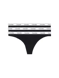 CALVIN KLEIN | String confezione da 3 nero | Nero