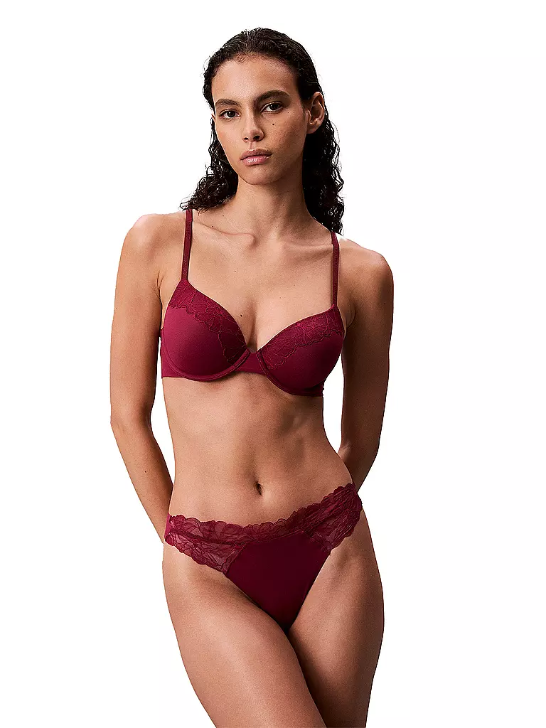 CALVIN KLEIN | String rosso | Rosso scuro