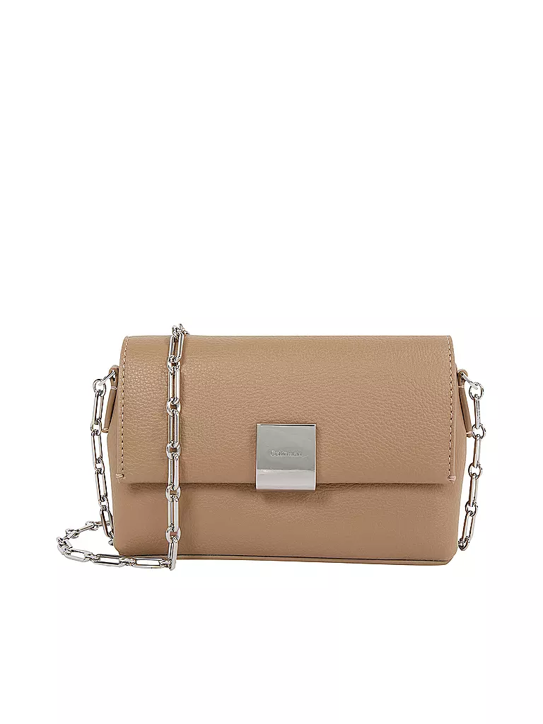 CALVIN KLEIN | Tasche - Mini Bag CK PLAQUE | Cammello