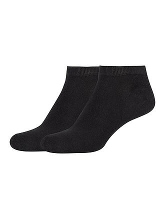 CAMANO | Calzini sneaker Silky, confezione da 2, nero