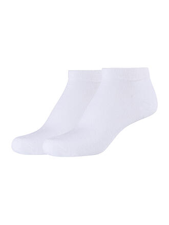 CAMANO | Calzini sneaker Silky, confezione da 2, bianco