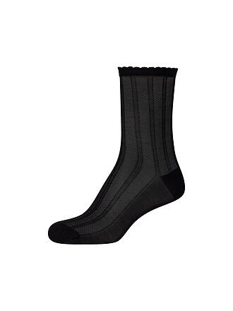 CAMANO | Calze AJOUR SILKY SOCKS black mix