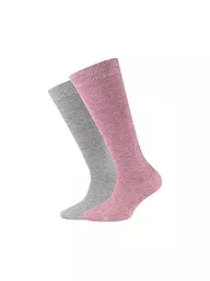 CAMANO | Calze alte da bambino, confezione da 2, blu navy | Rosa