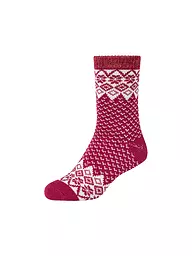 CAMANO | Calzini neri | Rosso