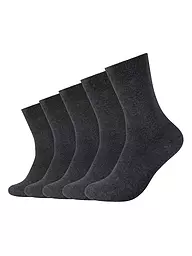 CAMANO | Calze BASIC confezione da 5 bianco | Grigio