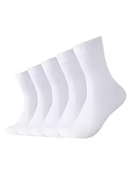 CAMANO | Calze BASIC confezione da 5 bianco | Bianco