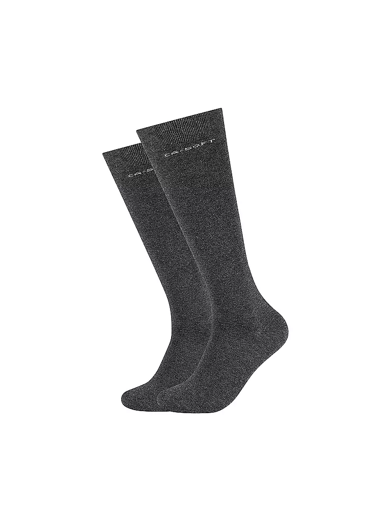 CAMANO | Calze da donna, confezione da 2, antracite | Grigio