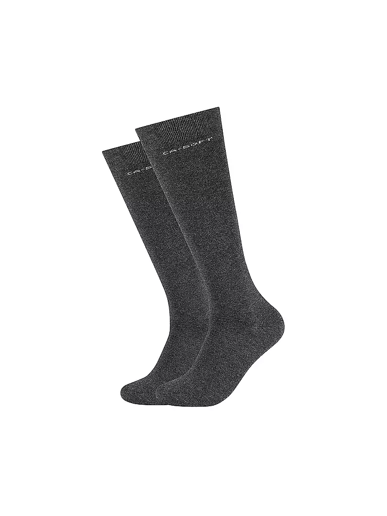 CAMANO | Calze da uomo, confezione da 2, antracite | Grigio