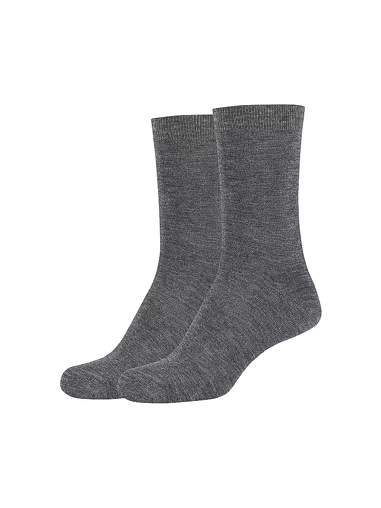 CAMANO | Calze Silky confezione da 2 grigio scuro mel. | Grigio