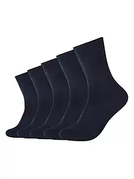 CAMANO | Calze BASIC confezione da 5 bianco | Blu
