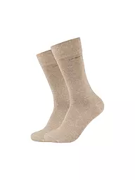 CAMANO | Calzini confezione da 2 nero | Beige