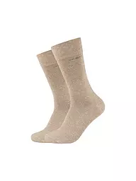 CAMANO | Calzini confezione da 2 nero | Beige