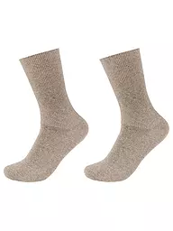 CAMANO | Calzini da uomo confezione da 2 navy | Beige