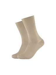 CAMANO | Calzini confezione da 2 sabbia | Beige