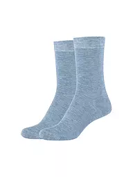 CAMANO | Calzini confezione da 2 SILKY stone melange | Grigio