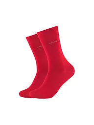 CAMANO | Calzini confezione da 2 nero | Rosso