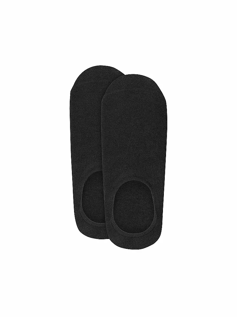 CAMANO | Calzini corti confezione da 2 COMFORT INVISIBLE neri | 